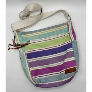 Aeropostale Striped colorful Shoulder Bag Y2K Preppy boho style